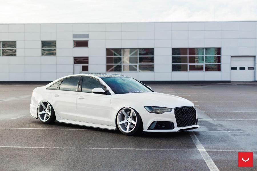  Audi S6 Sedan on Vossen Wheels (CV3R) 2017 года  (фото 14 из 16)